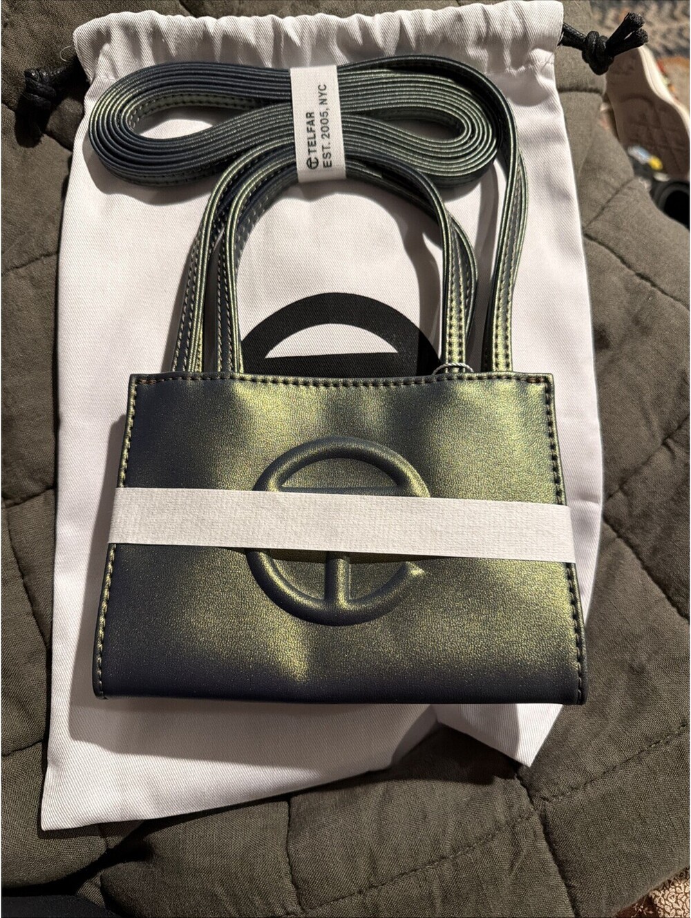 NWT Telfar Small Shopping Bag Acid Color One Size 100% Authentic